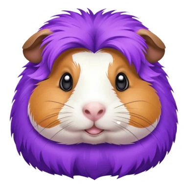 Guinea pig purple sticker