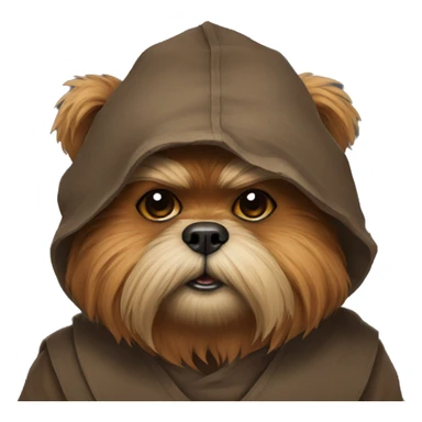 Ewok Shitzu sticker