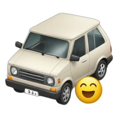 carro com asas voando sticker