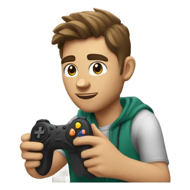 Half-a-day Casey Durheim playing video games sticker