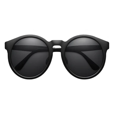 sunglasses with dark reflective lenses sticker