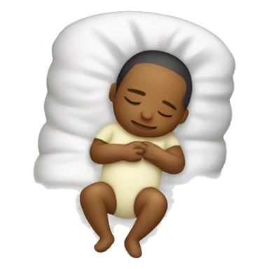 person rocking baby to sleep sticker