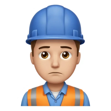 engineer looking really sad sticker