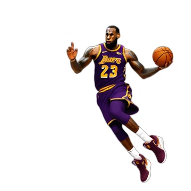 Lebron james dunk sticker