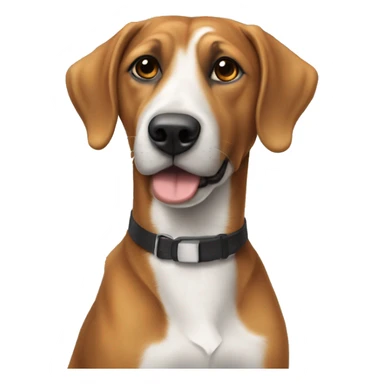 mutlu bir köpek sticker