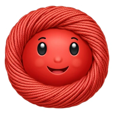red ball of yarn sticker