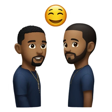 Kendrick Lamar and Drake sticker