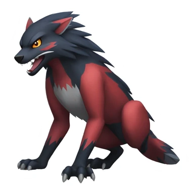 Nargacuga-Litten-Zoroark-Quilava full body sticker