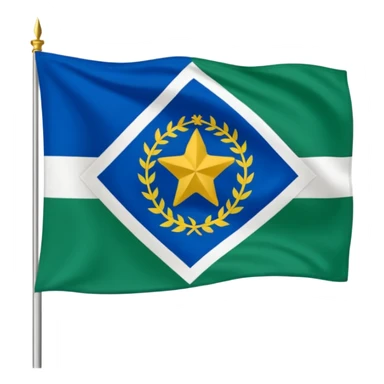 Crie um emoji da bandeira do estado do Paraná que fica no Pais Brasil sticker