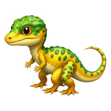 Leperd gecko dino sticker