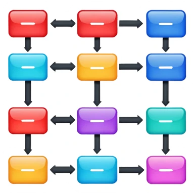 A simple shiny flowchart sticker