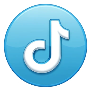 Verificación azul de tiktok sticker