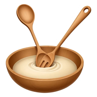 wooden kitchen utensils and items sticker