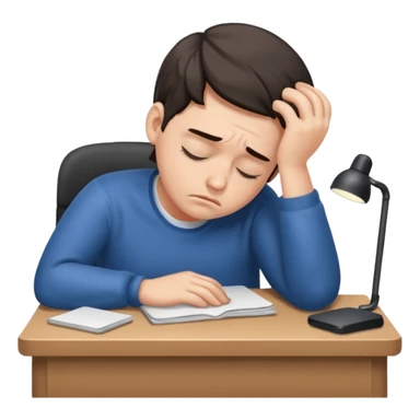 fell asleep at work sticker