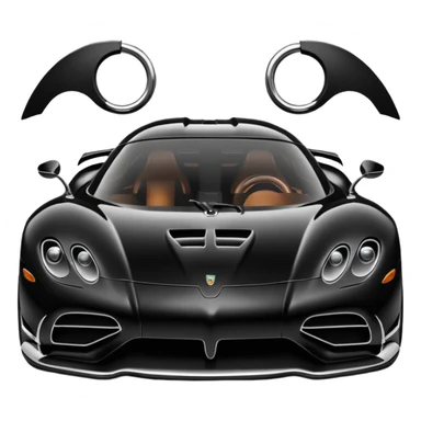 koenigsegg ghost icon sticker