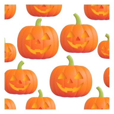 Halloween pumpkin sticker
