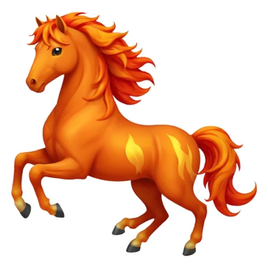 fire horse sticker