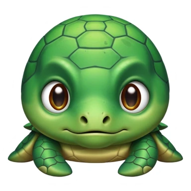Cute sad turtle  sticker