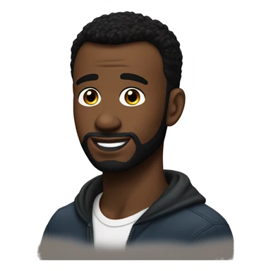 Black Chris Evans sticker