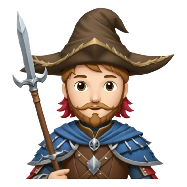 landsknecht, (keep the pose and the frame the same) sticker