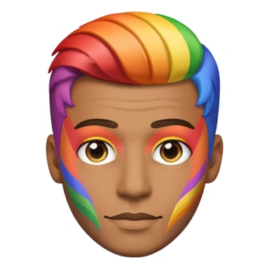  Man Gay rainbow skin  sticker