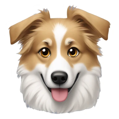 American Eskimo and Aussie Shepard mix sticker
