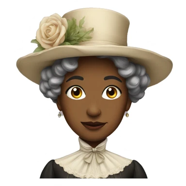 victorian lady  sticker