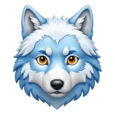 un lobo helado sticker