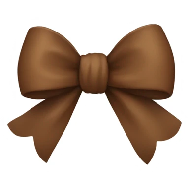 Brown Bow sticker
