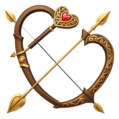 love bow and arrow sticker
