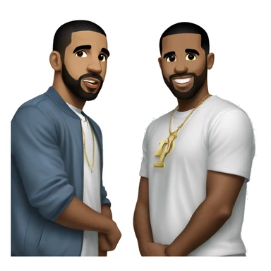drake and diddy sticker