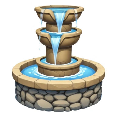 water fountain  sticker