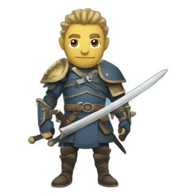 Tuna swordsman sticker