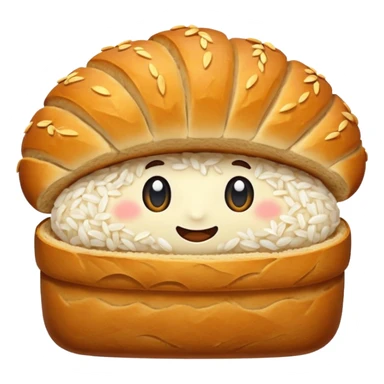 bread and rice sticker