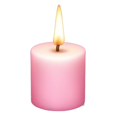 Light pink magic candle  sticker
