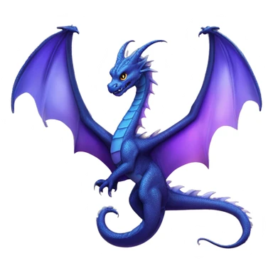 Dragon serpentiforme avec des écailles métalliques scintillantes. Noir profond avec des accents argentés et violets, des yeux éclatants d’azur.
Une longue queue sinueuse, des ailes semi-transparentes, des cornes courbées élégantes, et des griffes acérées. sticker