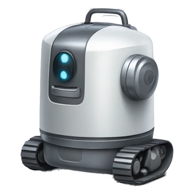 flat vacuum robot named berta sticker