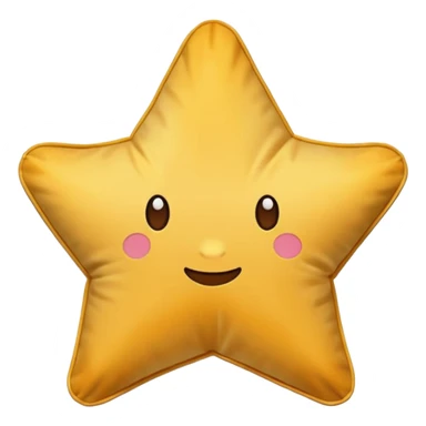 star shaped pillow sticker