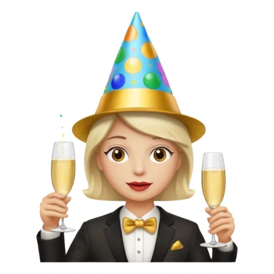 fete mais pas de personnes sticker