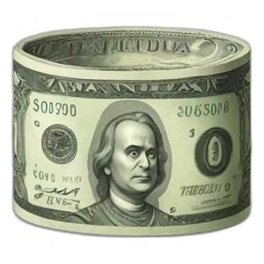 Russian Rouble money sticker