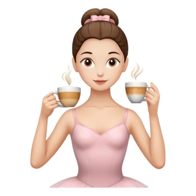 ballerina cappuccino sticker
