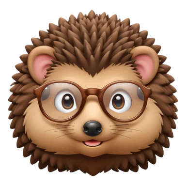 a cute hedgehog with glasses




















 sticker