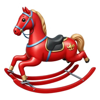 red Rocking Horse sticker