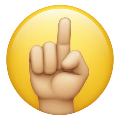 okay hand circle, but it’s facing forward and down sticker