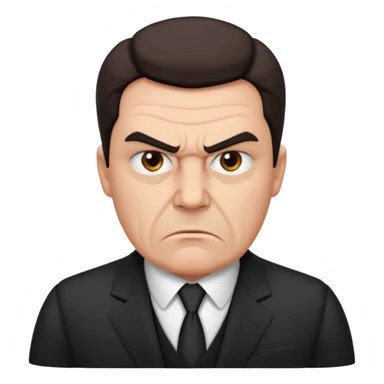 Irritated boss sticker