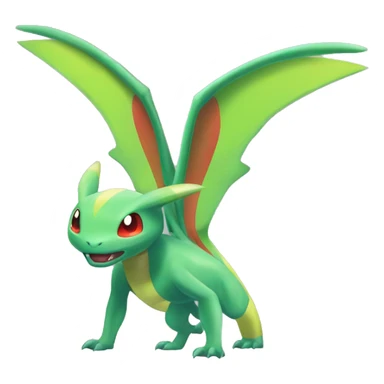 Shiny Colorful Vikavolt-Flygon-Pokémon-Fakémon Full Body sticker