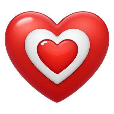 red heart with a white plus on it not a cross sticker