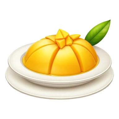 Cute japanese dessert mango sticker