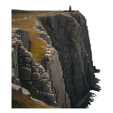North Cape Nordkapp Norway with dramatic cliff over sea sticker