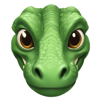 komodo dragon without a tail sticker